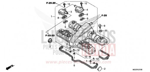 COUVERCLE DE CULASSE CB1100NAK de 2019